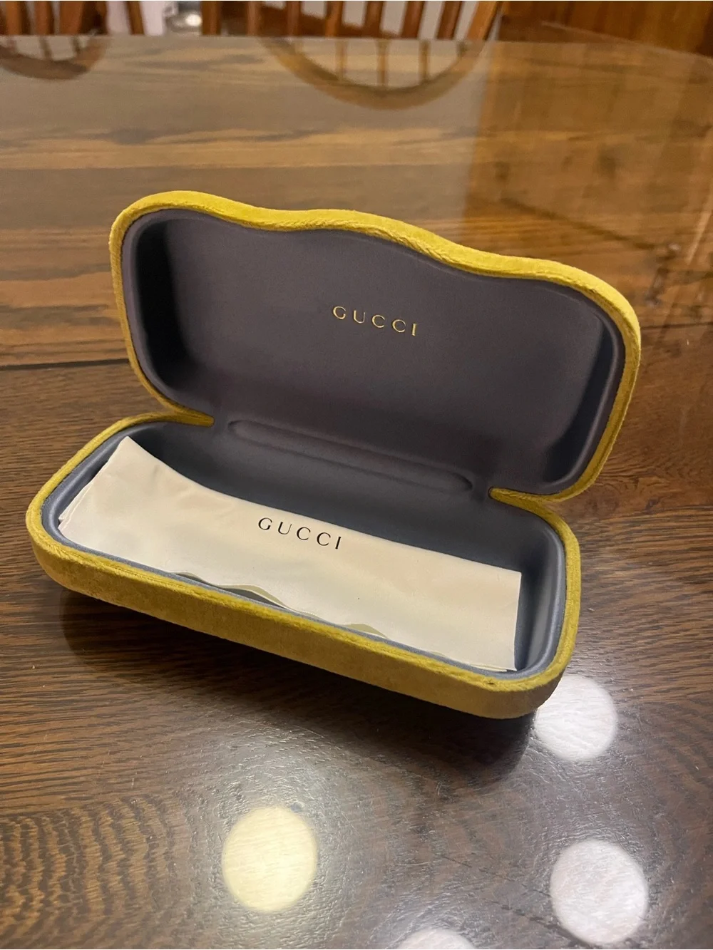 Gucci Lime Green Sunglasses Case